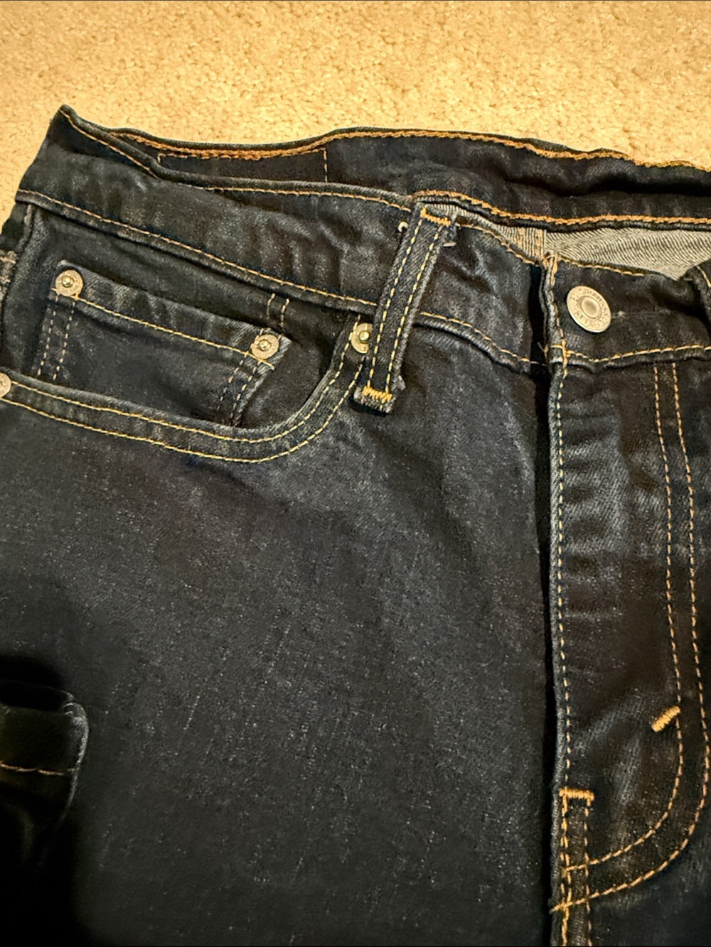 Levi's 511 Slim Fit Men's Deep Indigo Jeans - Picture 3 of 10